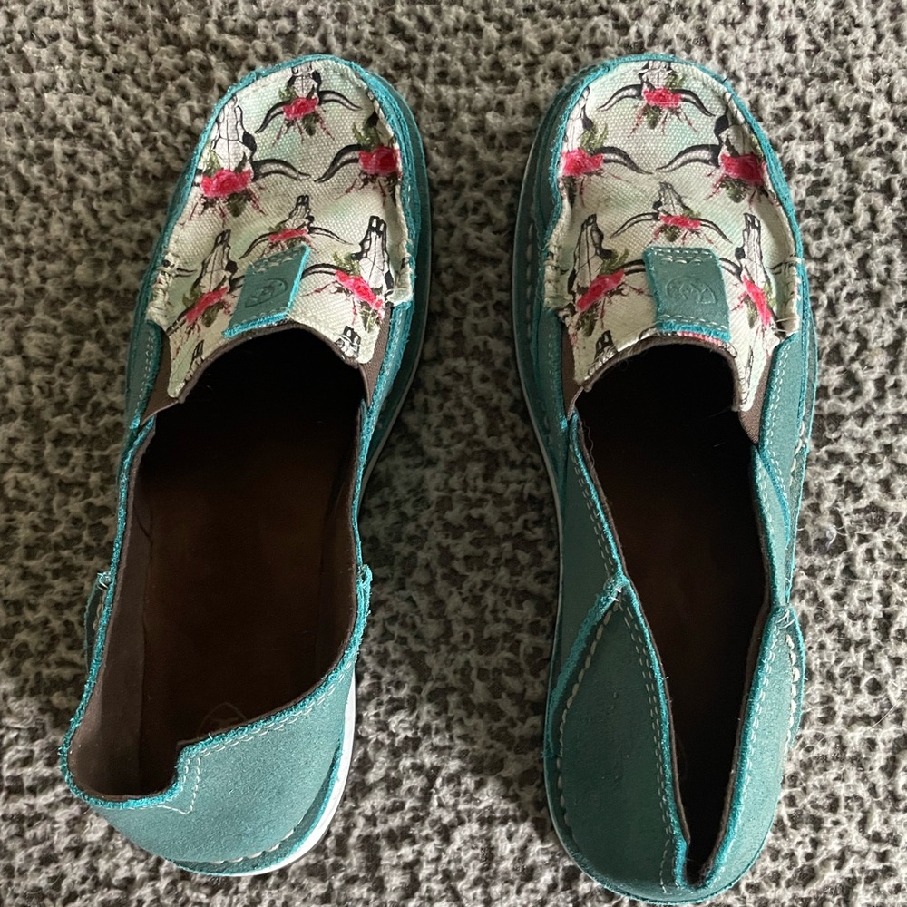 Ariat Teal and Pink Women's Sneakers